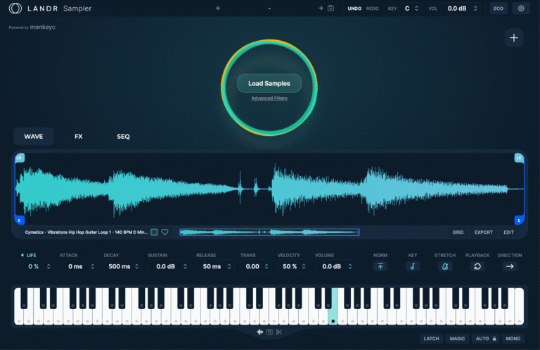 Landr Sampler Plugin